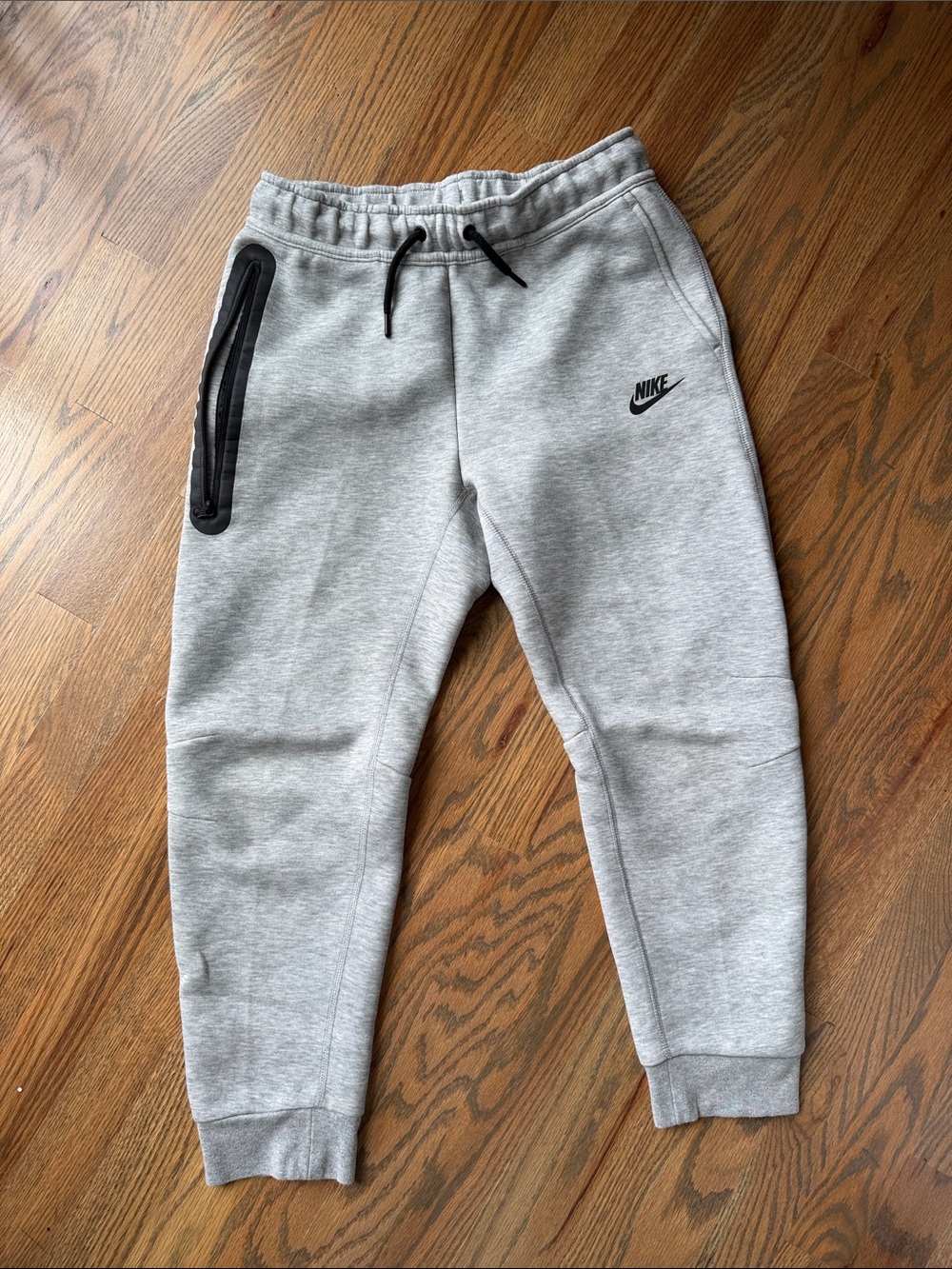 Nike Tech Kids Grey Fleece Jogger Pants Large